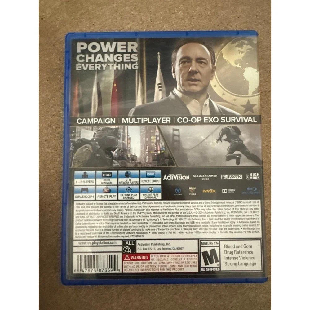 Call Of Duty Advanced Warfare PlayStation 4